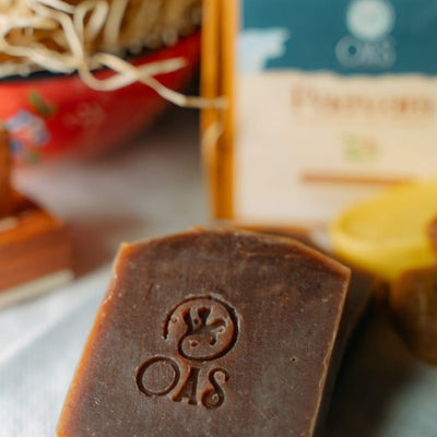 Sandalwood Paavam Soap Bar – Body Soap on Brown Living™. SKU: PV - SB. Img 6.