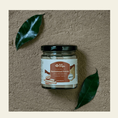 Sandalwood Powder | Face Pack | 80g – Face Pack on Brown Living™. SKU: SOPHSP00G080. Img 5.