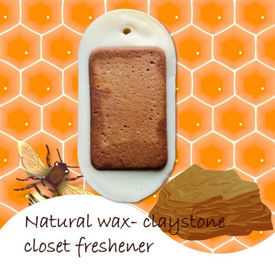 Sandalwood Vanilla fragrance - Red Claystone Closet Freshener – Candles & Fragrances on Brown Living™. SKU: BLSPGCSFSLV1. Img 2.