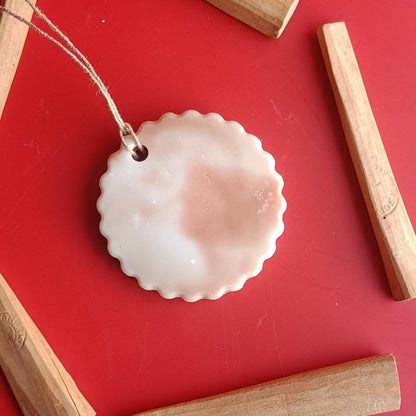 Sandalwood Wax Sachet - Scented Block – Candles & Fragrances on Brown Living™. SKU: SWWS01. Img 3.