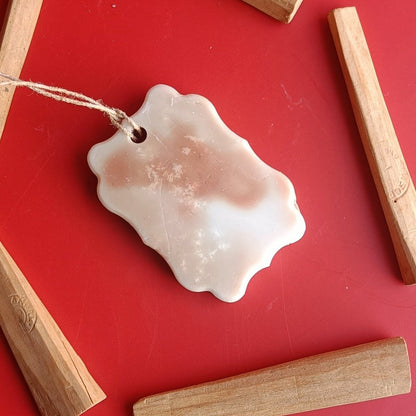 Sandalwood Wax Sachet - Scented Block – Candles & Fragrances on Brown Living™. SKU: SWWS02. Img 4.