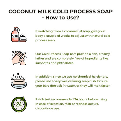 Sattvic Coconut Milk Cold Process Soap + Fresh Bath & Foot Soak Bundle | Verified Sustainable by Brown Living™