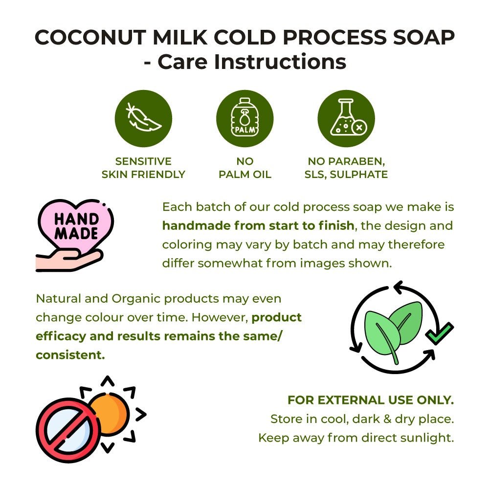 Sattvic Coconut Milk Cold Process Soap + Fresh Bath & Foot Soak Bundle | Verified Sustainable by Brown Living™