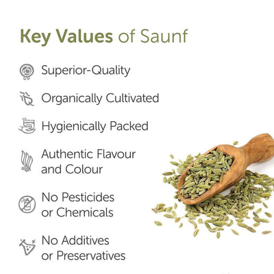 Saunf 200g - Organic Fennel Seeds – Seasonings & Spices on Brown Living™. SKU: 2HS_FS - 2H. Img 2.