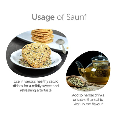 Saunf 200g - Organic Fennel Seeds – Seasonings & Spices on Brown Living™. SKU: 2HS_FS - 2H. Img 3.