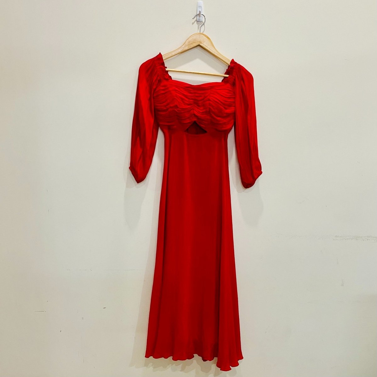 Scarlet Red Dress | Verified Sustainable by Brown Living™