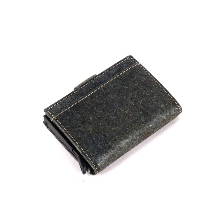 Scudo Slim Wallet - Cocos - Dark Indigo | Made with Vegan coconut leather | Verified Sustainable by Brown Living™