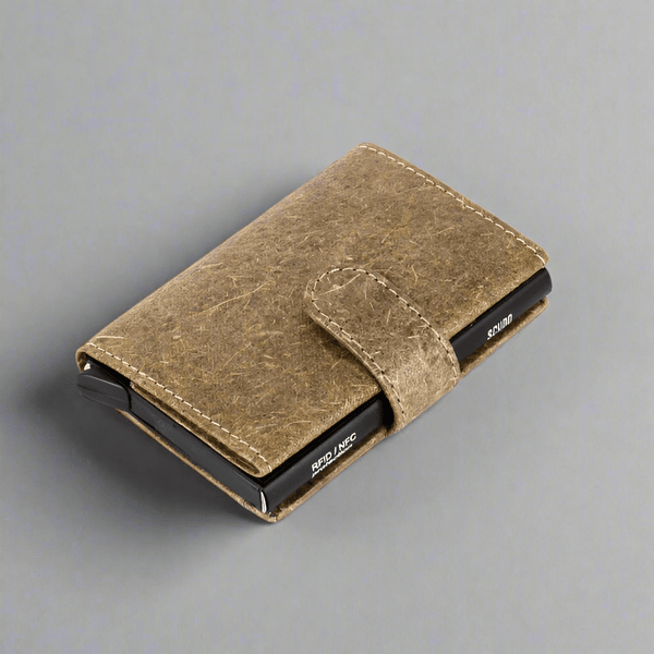 Scudo Slim Wallet - Fresco - Green | Vegan Wallet | Made with canvas | Verified Sustainable by Brown Living™