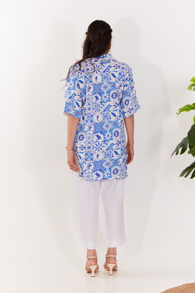 Sea Breeze Kurta | Verified Sustainable by Brown Living™