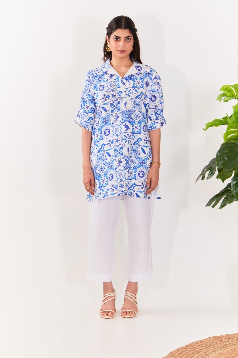 Sea Breeze Kurta | Verified Sustainable by Brown Living™