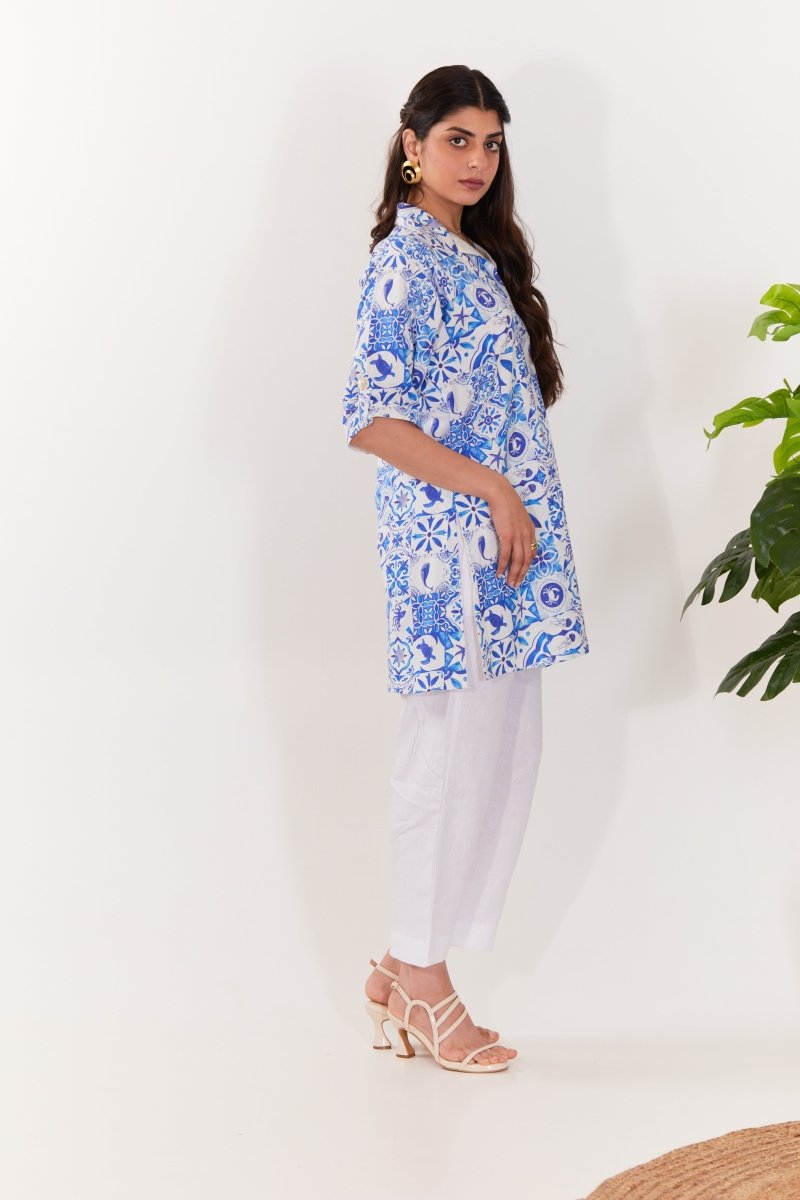 Sea Breeze Kurta | Verified Sustainable by Brown Living™