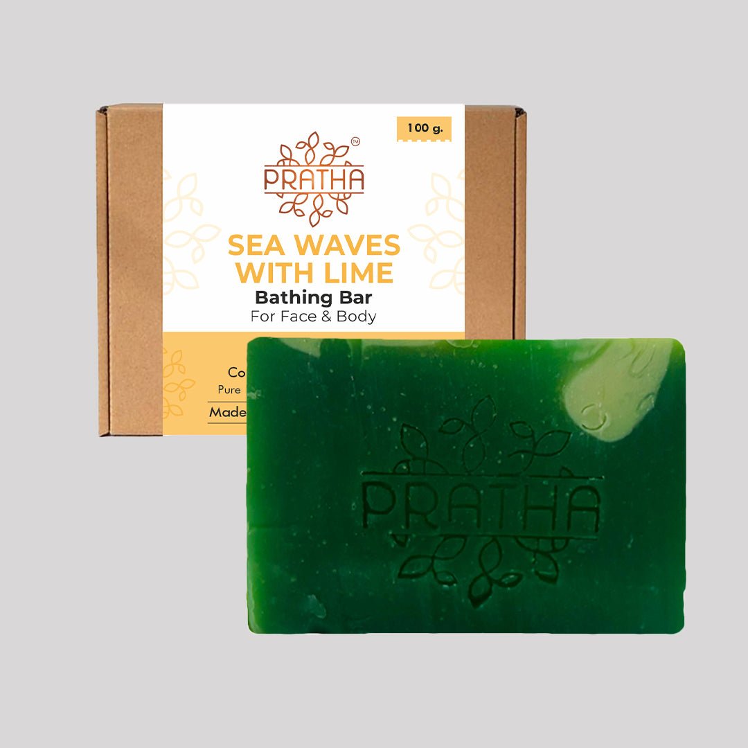 Sea Waves with Lime | Cold Process Handmade Soap | Verified Sustainable by Brown Living™