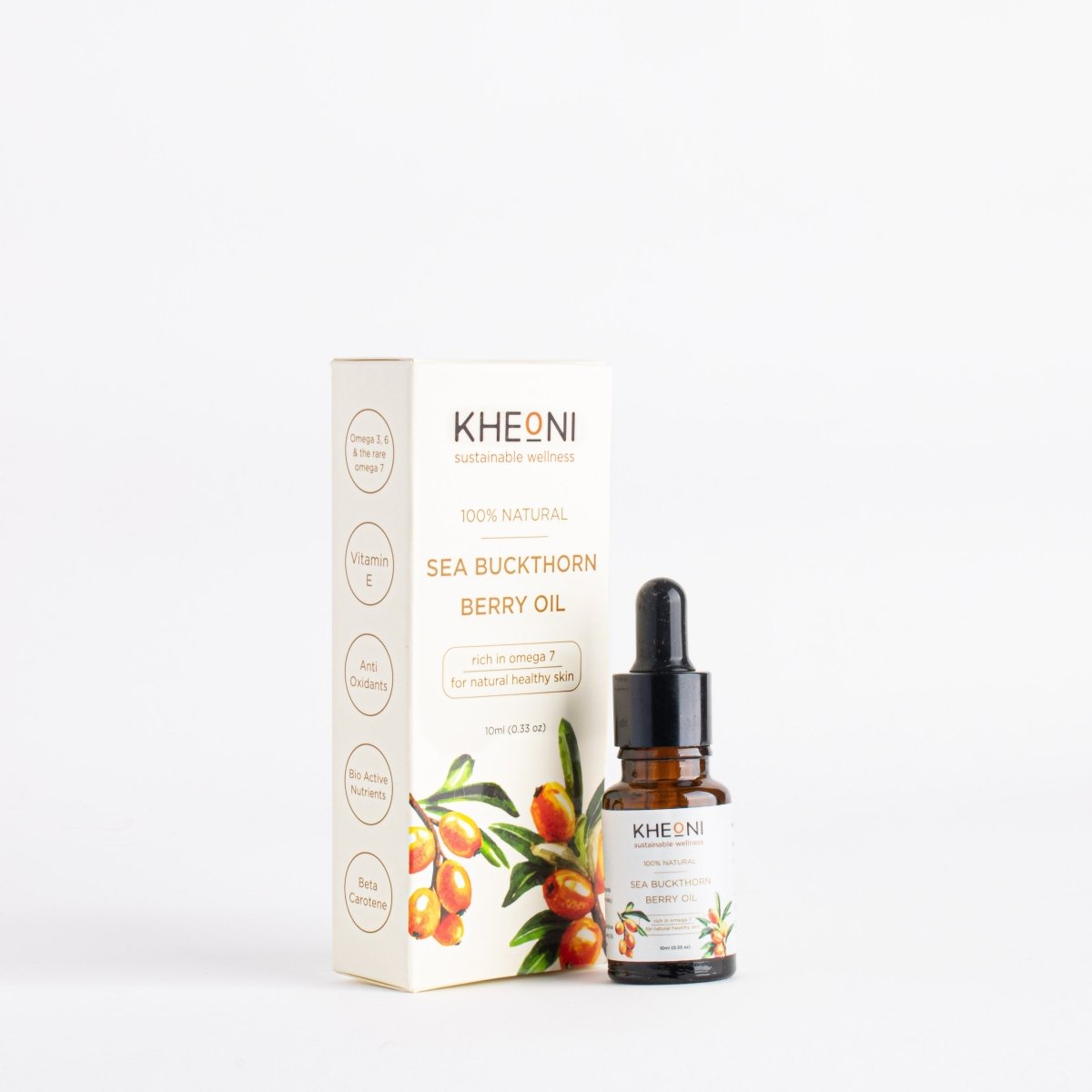 Seabuckthorn Berry Oil for Skin & Hair Care | Verified Sustainable by Brown Living™