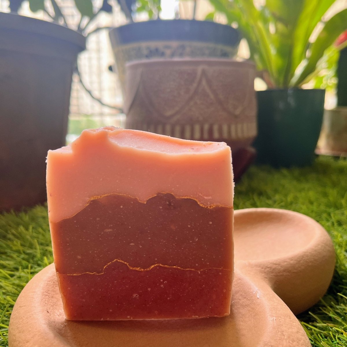 Sepia & Blush - Rose & Neroli Cold Process Soap - Pack of 2 | Verified Sustainable by Brown Living™