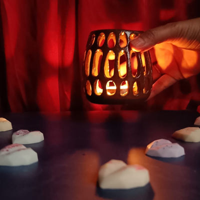 Shadow & Light Lantern Set – Candles & Fragrances on Brown Living™. SKU: CTH2. Img 4.