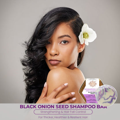 Shampoo Bar | Black Onion Seed | Anti Dandruff | Verified Sustainable by Brown Living™