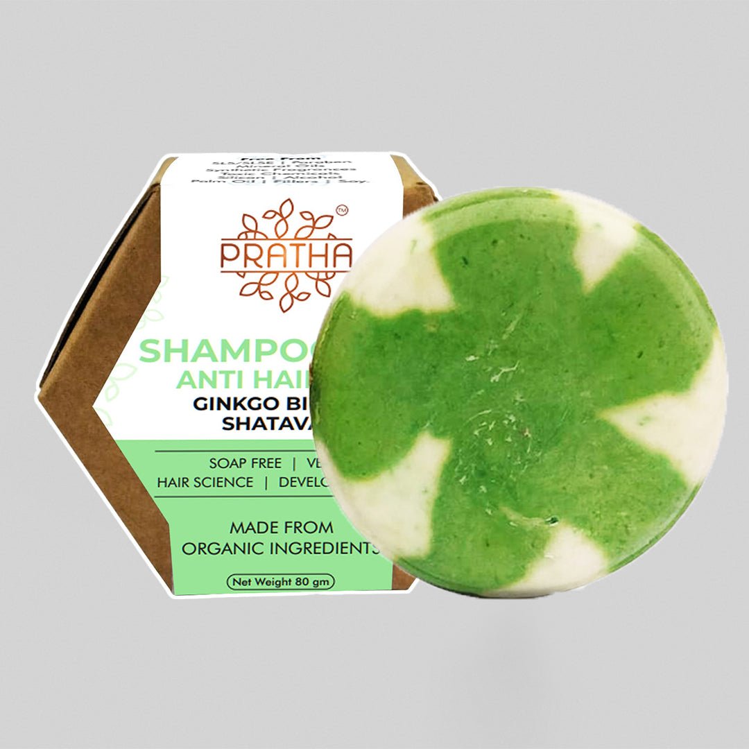 Shampoo bar - Ginkgo Biloba , Shatavari | Anti Hair loss | Verified Sustainable by Brown Living™