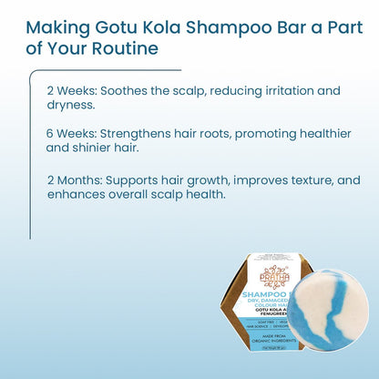 Shampoo Bar | Gotu Kola, Fenugreek | For Dry, Colored & Damaged Hair | Verified Sustainable by Brown Living™