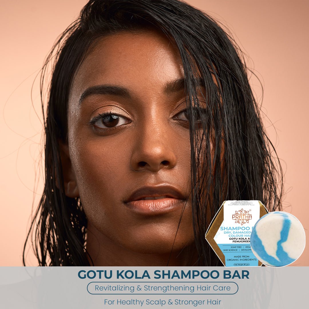 Shampoo Bar | Gotu Kola, Fenugreek | For Dry, Colored & Damaged Hair | Verified Sustainable by Brown Living™