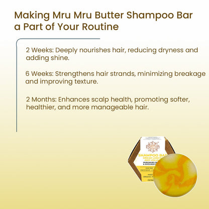 Shampoo bar | MuruMuru Butter & Avocado Butter - Dream Length and Volume | Verified Sustainable by Brown Living™