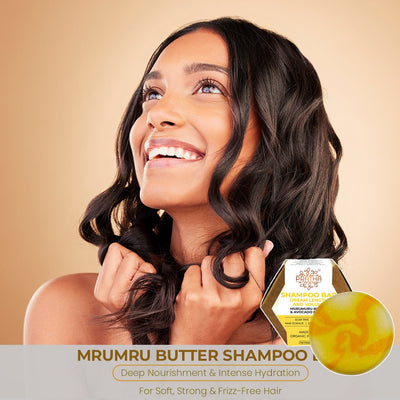 Shampoo bar | MuruMuru Butter & Avocado Butter - Dream Length and Volume – Hair Shampoo Bar on Brown Living™. SKU: phpnl_ShampooBar_02. Img 3.