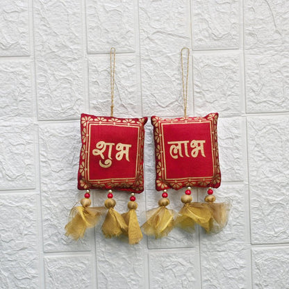 Sustainable Shubh Labh Hangings – Wall Decor on Brown Living™. SKU: MJ00028DRX. Img 5.