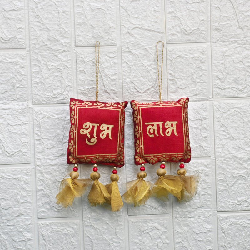 Sustainable Shubh Labh Hangings – Wall Decor on Brown Living™. SKU: MJ00028DRX. Img 5.