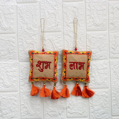 Sustainable Shubh Labh Hangings – Wall Decor on Brown Living™. SKU: MJ00030DRX. Img 7.