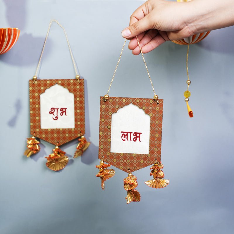 Sustainable Shubh Labh Hangings – Wall Decor on Brown Living™. SKU: MJ00056DR. Img 4.