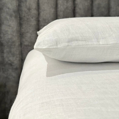 Shwet - Pure White Hemp Bedsheet Set | Verified Sustainable by Brown Living™