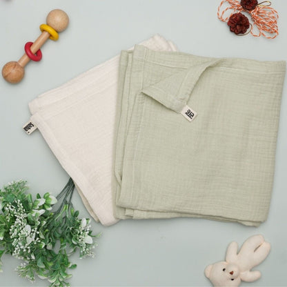 Sleepy Sprout Nest: Unisex Baby Swaddle (Set of 2) | Verified Sustainable by Brown Living™