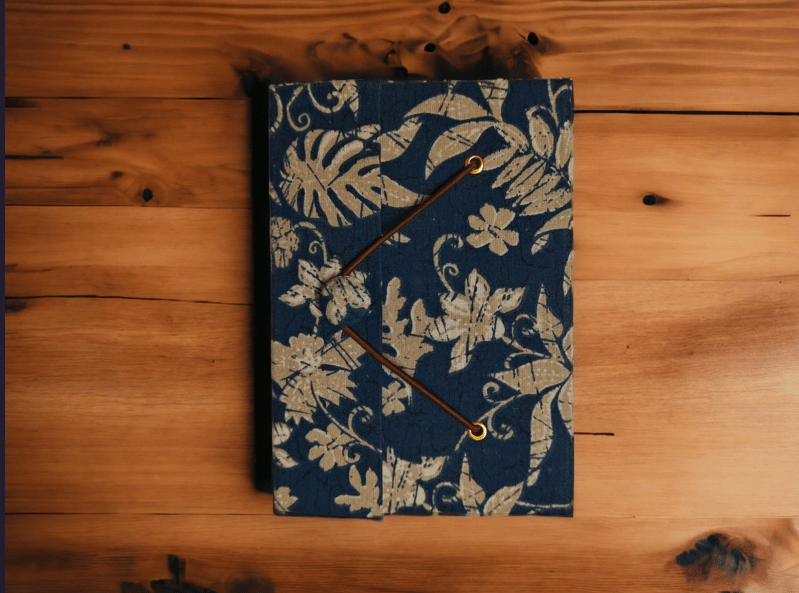 Small Vintage Journal – Recycled Paper (Blue) | Verified Sustainable by Brown Living™