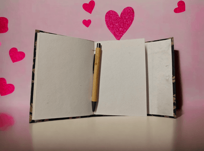 Small Vintage Journal – Recycled Paper (Blue) | Verified Sustainable by Brown Living™