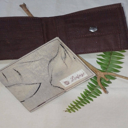 Soft Grey Fabric Wallet | Lightweight & Eco - Friendly | Verified Sustainable by Brown Living™