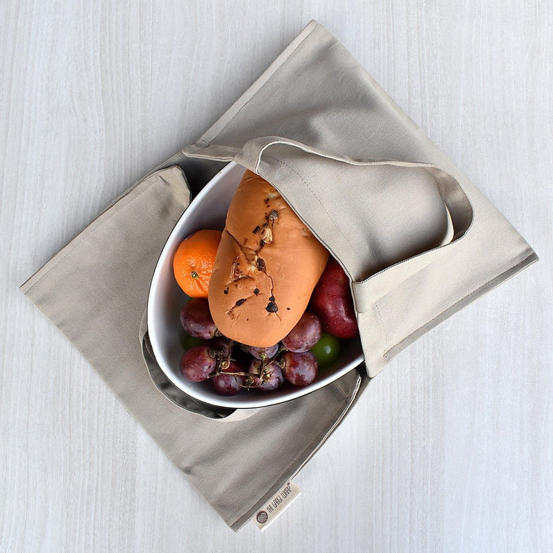 Solid Pot Luck Bag - Beige | Verified Sustainable by Brown Living™