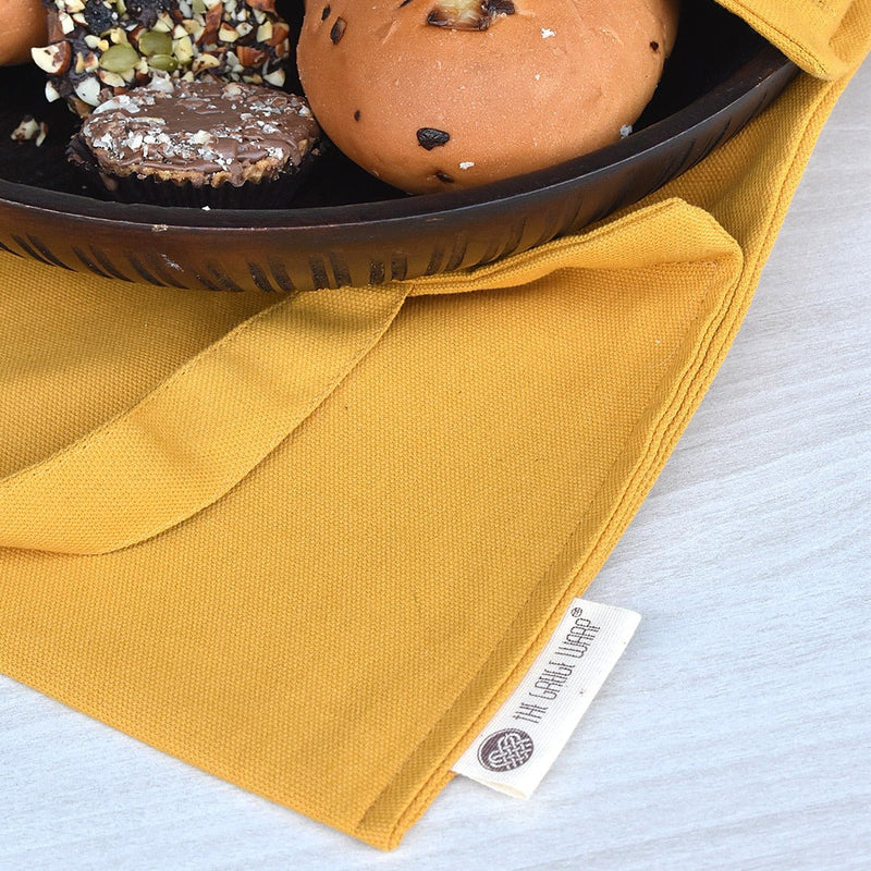 Solid Pot Luck Bag - Dark Ochre | Verified Sustainable by Brown Living™