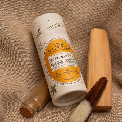 Soothing Sandalwood Deodorant for Everyday Comfort – Deodorant by The Bare Bar available on Brown Living™. 60gm . SKU: 89044480054315559. Img 10.
