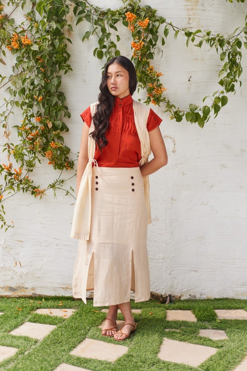 Southbank Serenity Midi Skirt | Verified Sustainable by Brown Living™