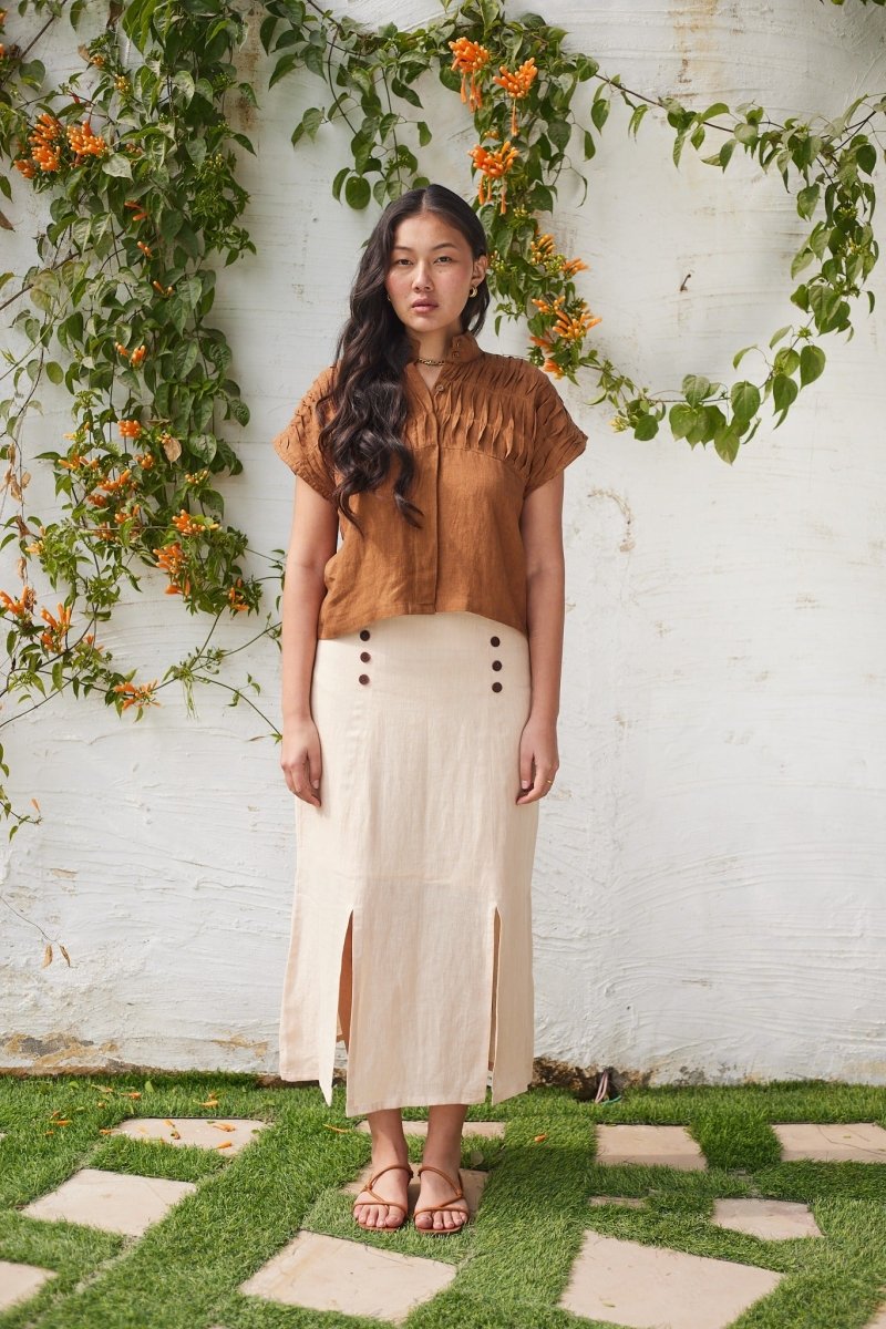 Southbank Serenity Midi Skirt | Verified Sustainable by Brown Living™