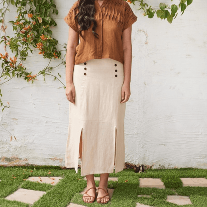 Southbank Serenity Midi Skirt | Verified Sustainable by Brown Living™