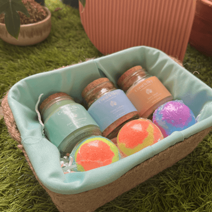 Spa Day in a Basket: Feet Pampering Kit | Verified Sustainable by Brown Living™