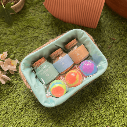Spa Day in a Basket: Feet Pampering Kit | Verified Sustainable by Brown Living™