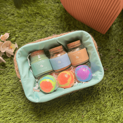 Spa Day in a Basket: Feet Pampering Kit | Verified Sustainable by Brown Living™