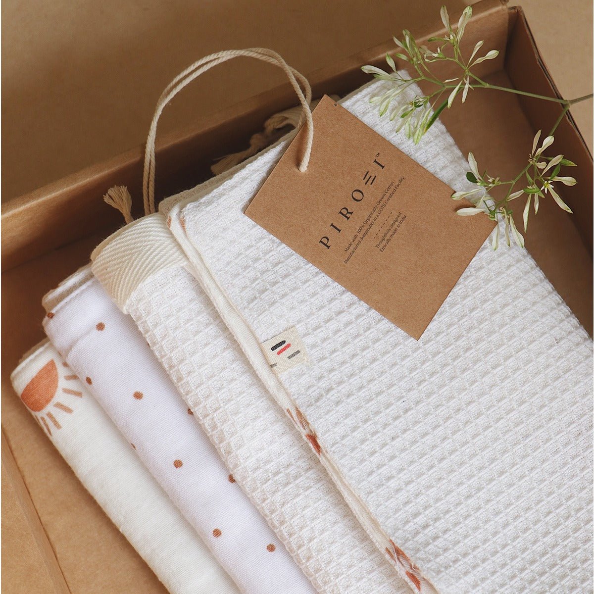 Spottie Dottie Gentle Touch Organic Washcloth – Soft Baby Wipes | Verified Sustainable by Brown Living™
