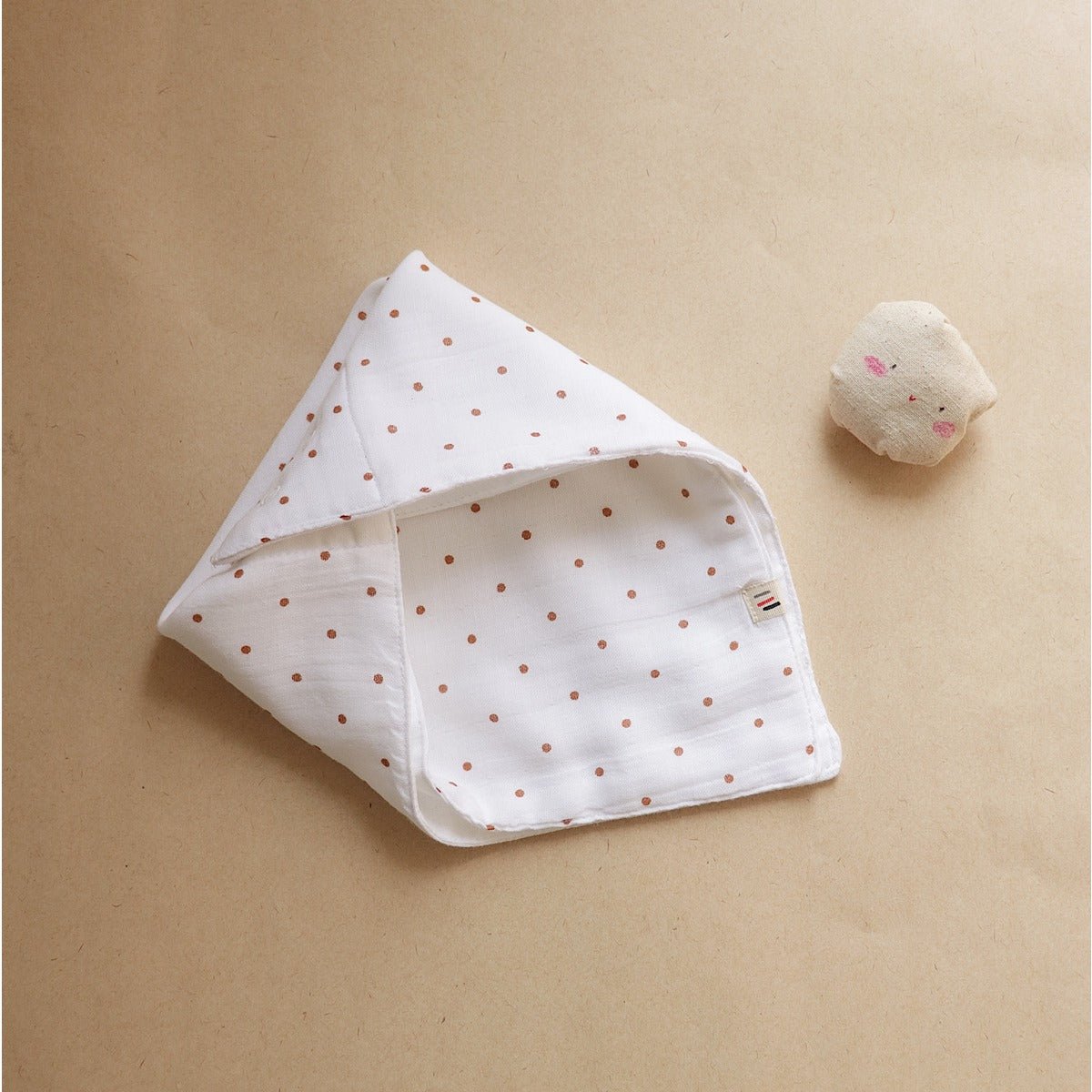 Spottie Dottie Organic Cotton Drool Bib – Soft & Absorbent | Verified Sustainable by Brown Living™