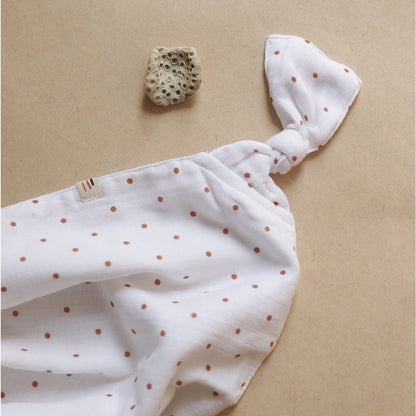 Spottie Dottie Organic Snuggle - Bunny Lovey Toy – Baby Comfort Essential – Soft Toy by Piroei available on Brown Living™. . SKU: MM - 02 - 0001. Img 2.