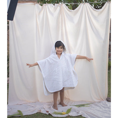 Spottie Dottie Poncho Style Baby Bath Towel – Organic Cotton – Bath Accessories on Brown Living™. SKU: MM - 02 - 0006. Img 6.