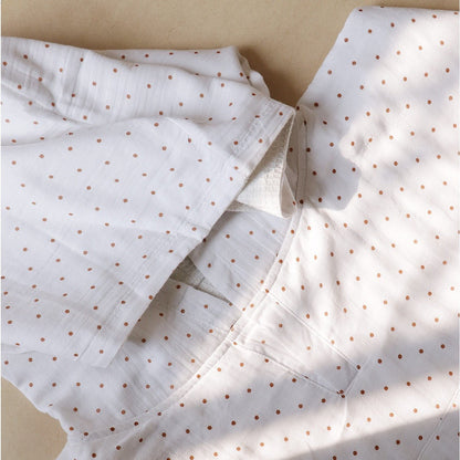 Spottie Dottie Poncho Style Baby Bath Towel – Organic Cotton – Bath Accessories on Brown Living™. SKU: MM - 02 - 0006. Img 4.