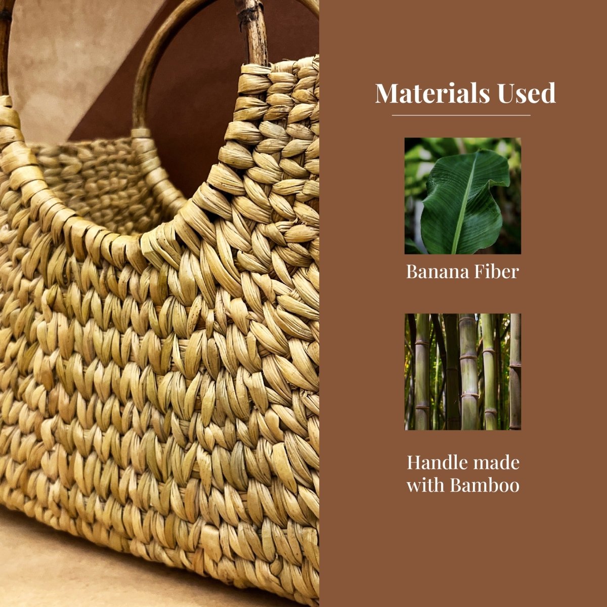 Square Nest – Modern & Sustainable Handbag with a Unique Design | Verified Sustainable by Brown Living™