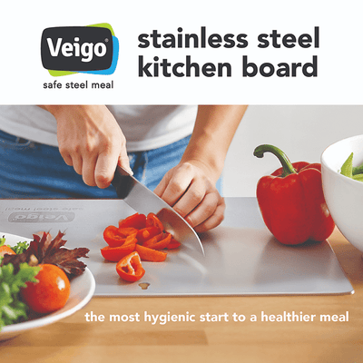 Stainless Steel Kitchen Board – Kitchen Tools on Brown Living™. SKU: Veigo_ss_kitchenboard_ver1. Img 10.